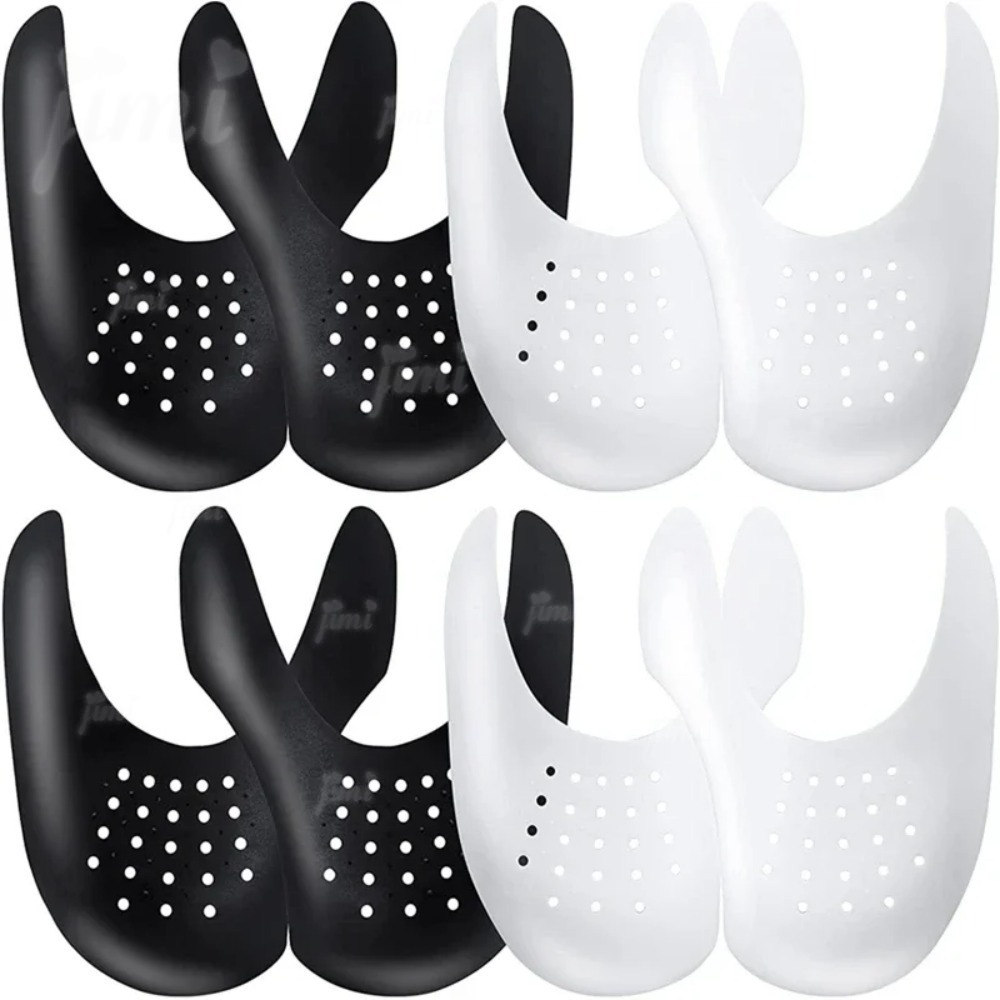 Crease Protector Toe - 2 ペア折り目プロテクター靴ヘッドストレッチャースニーカー抗折り目しわ折り靴サポートつま先キャップスポーツ折り目プロテクター