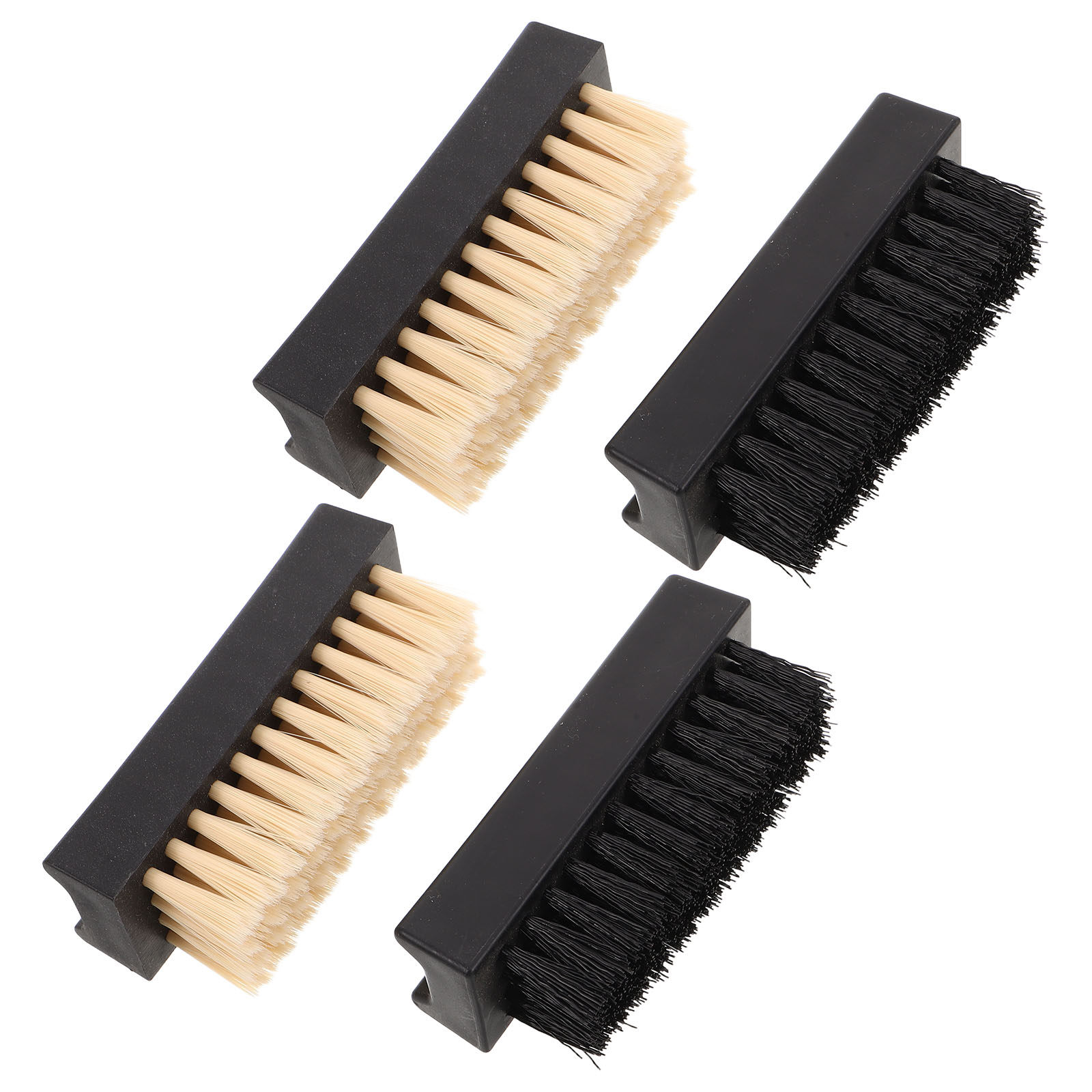 Sneaker Care Set - 4個入り多機能シューズブラシクリーナー、スニーカー・ブーツ・スエードケア用ソフト・ハードブラシセット、シューブラシツールセット
