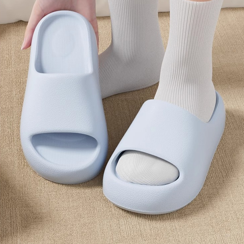 Sneaker Care Set - 女性用ハウススリッパ クラウドラバープラットフォーム 夏用ソフトサンダル スライド フリップフロップ レディースホームシューズ