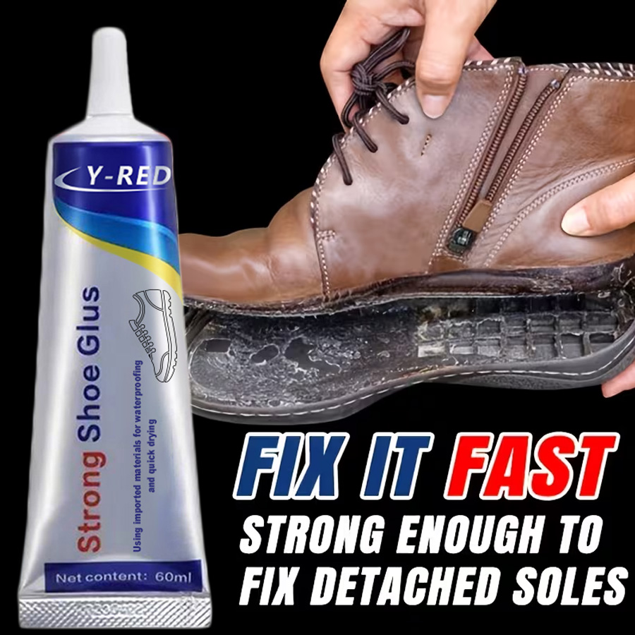 Sneaker Care Set - 1-3個入り 60ml 強力靴用接着剤、防水速乾、スニーカー、革靴、ブーツ用、剥がれた靴底を補修、強力修理ツール