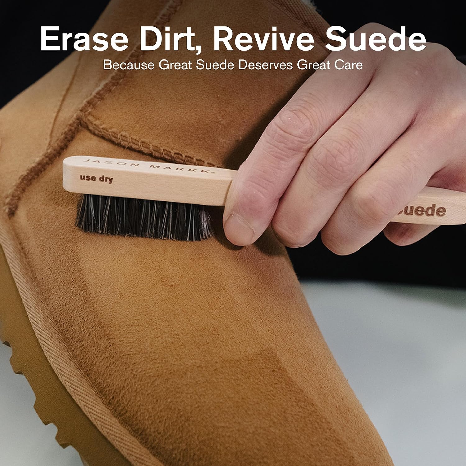 スエード靴用クリーニングキット（ブラシ＆汚れ落とし付き）、革 - Sneaker Care Set のレビューと価格
