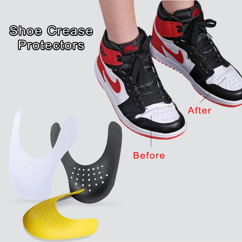 1 ペア折り目プロテクター靴抗折り目曲げ亀裂つま先キャップサ - Crease Protector Toe のレビューと価格