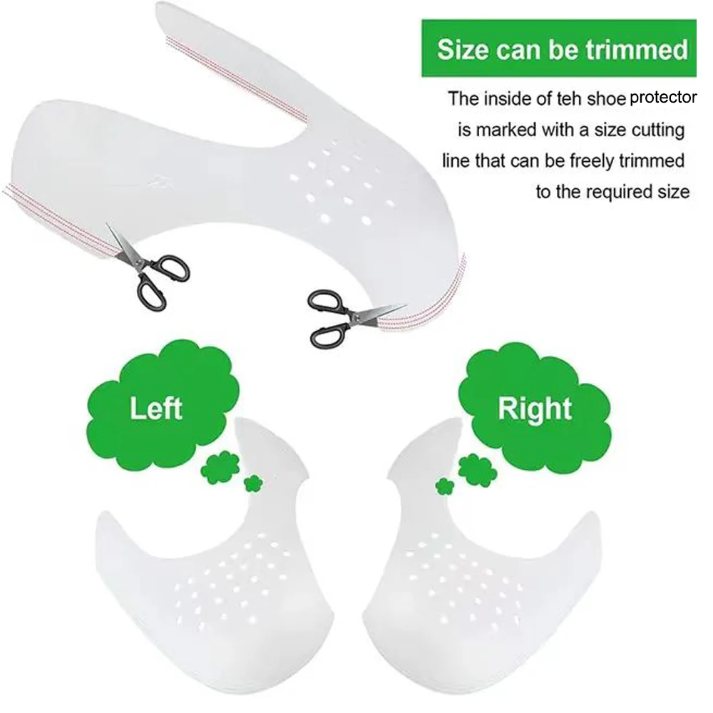 5 ペアのしわ防止プロテクターシューズヘッドストレッチャース - Crease Protector Toe のレビューと価格