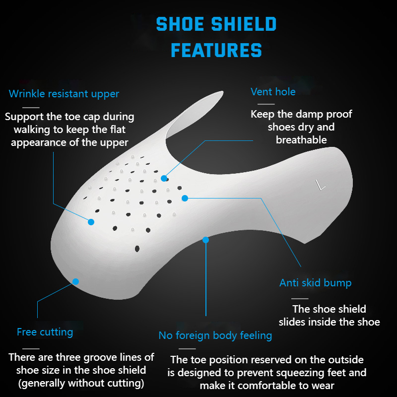 カジュアルなしわ防止靴プロテクター,1/adつま先保護 - Crease Protector Toe のレビューと価格