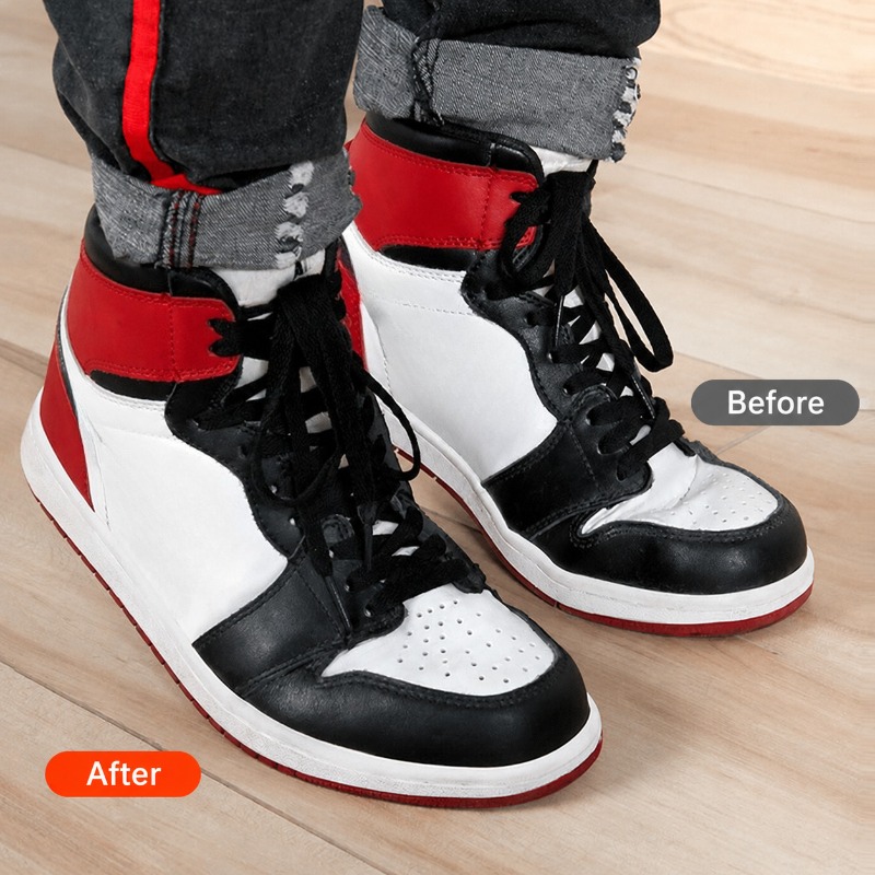 靴のつま先のしわ防止プロテクター、スニーカーのしわ防止シール - Crease Protector Toe のレビューと価格