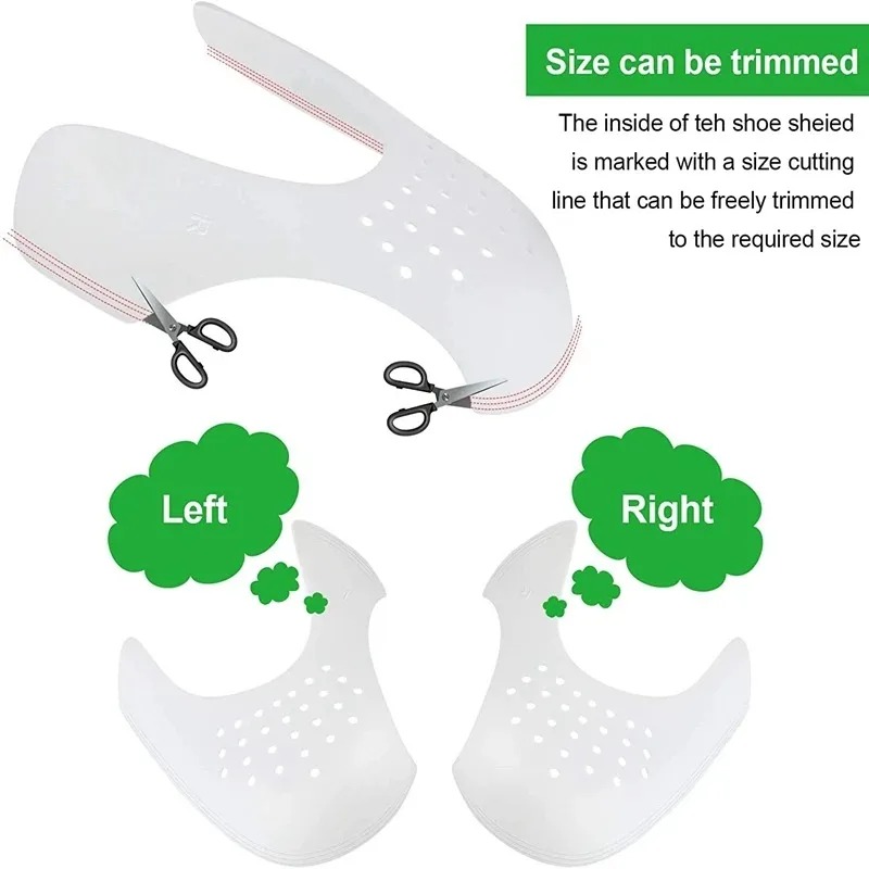 4/8個入り シューズクリースプロテクター つま先保護 -  - Crease Protector Toe のレビューと価格